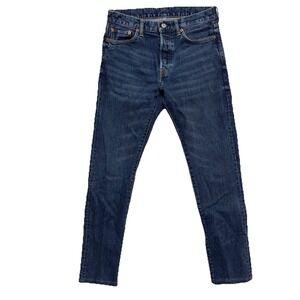 Buck Mason Jeans Mens 30 x 30 Maverick Slim ButtonFly 14 oz Double Dipped Denim